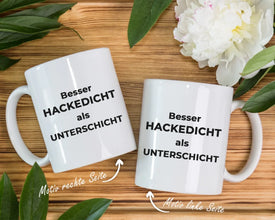 Mockup Tasse links und rechts