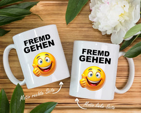 Mockup Tasse links und rechts