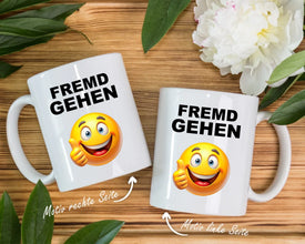 Mockup Tasse links und rechts