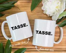 Mockup Tasse links und rechts