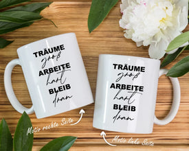 Mockup Tasse links und rechts