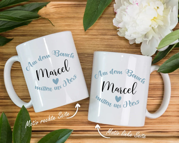 Mockup Tasse links und rechts