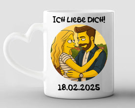 Mockup Tasse Herzhenkel