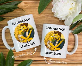 Mockup Tasse links und rechts