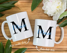 Mockup Tasse links und rechts